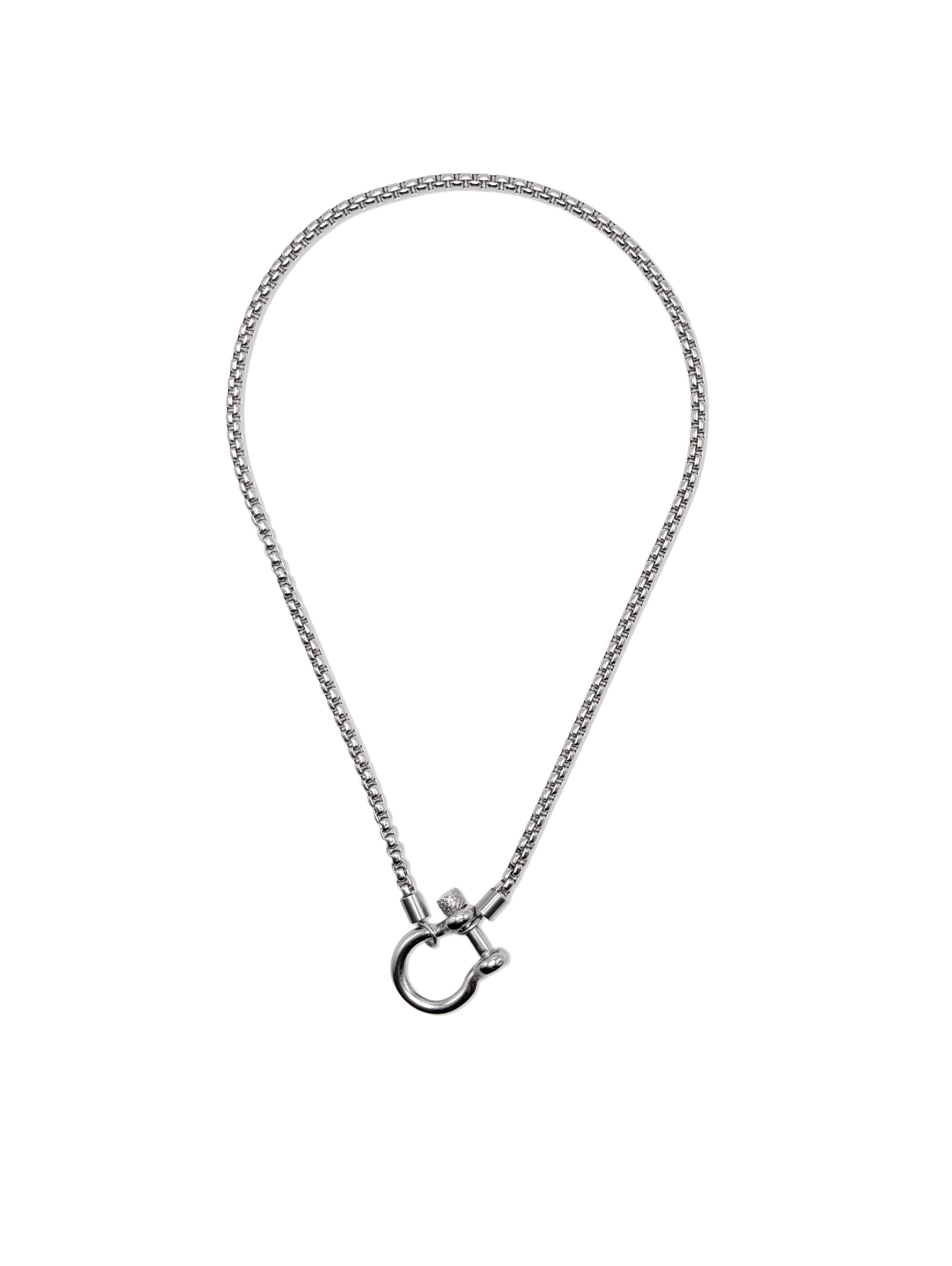 BOUND//NECKLACE SILVER